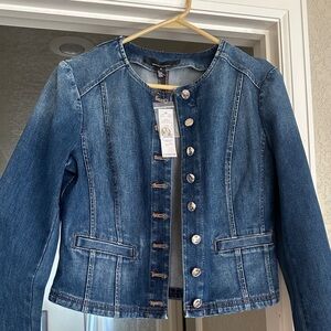 New with tags White House Black Market Jean Jacket!